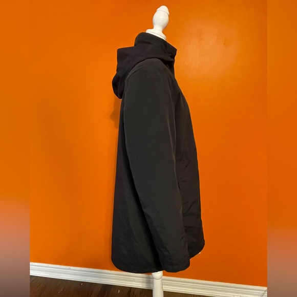 Lands End 3 in 1 Parka-Sz M-Black - Picture 5 of 12